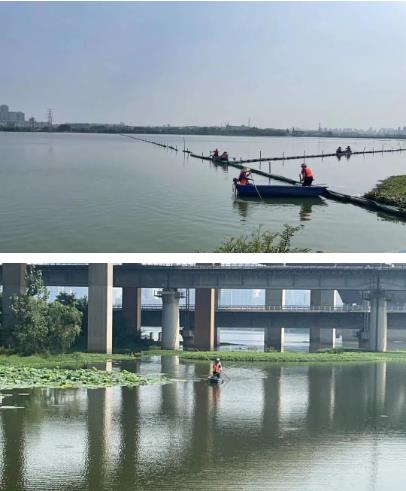 渝北雙龍湖公園水生態(tài)修復(fù)開始了